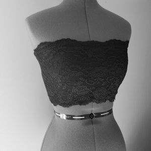 Black Lace Bandeau